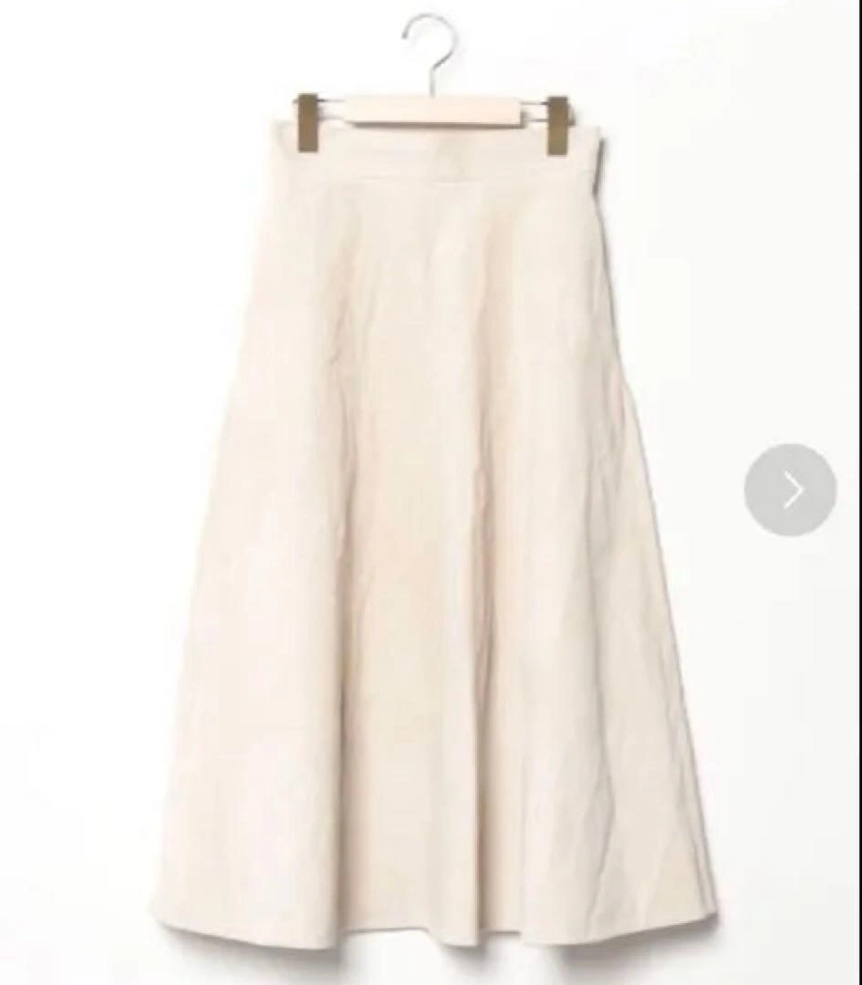 Steven Alan コーデュロイ フレアスカート アイボリー