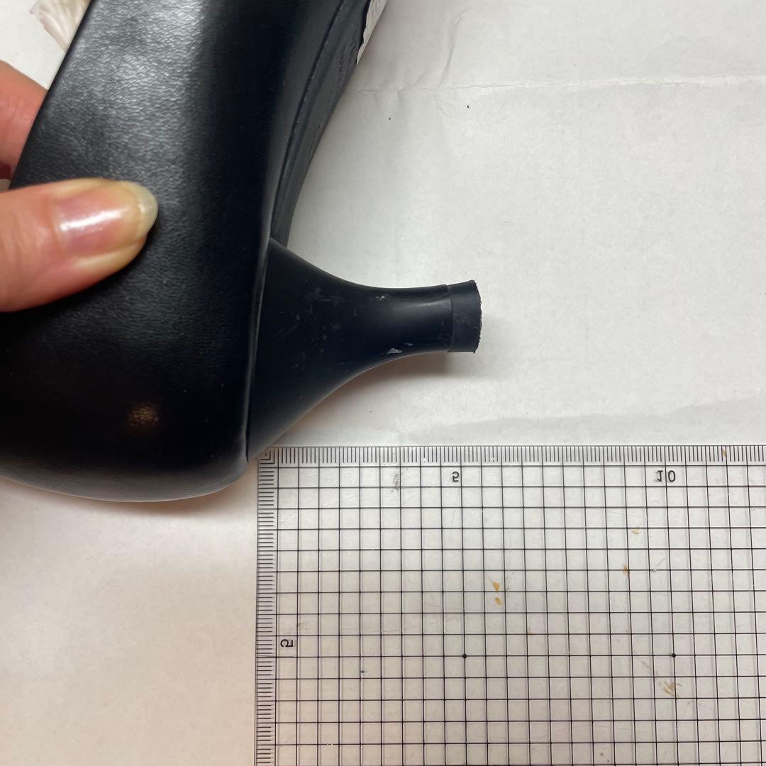 【箱・滑止付】Orient Traffic 痛くならない合皮 黒パンプス 36の写真2枚目