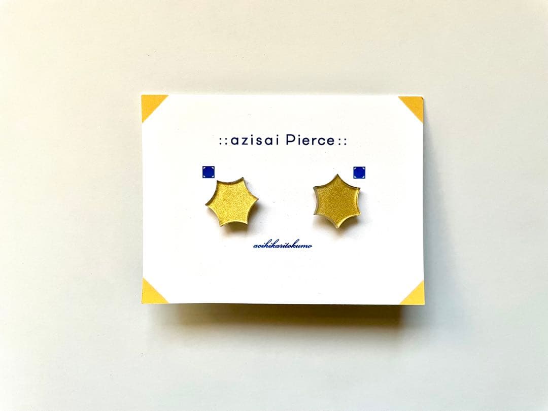 ::azisai Pierce:: ゴールド ピアス