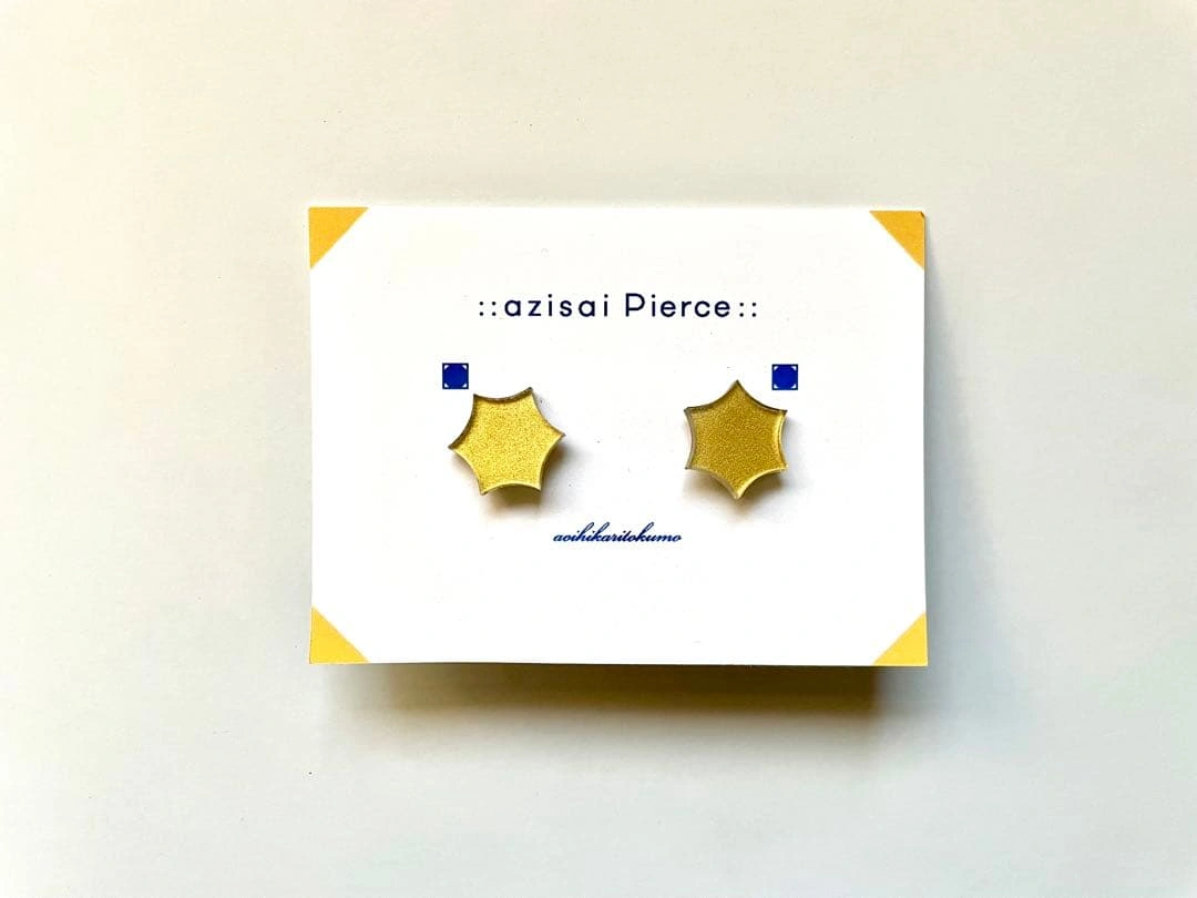 ::azisai Pierce:: ゴールド ピアス