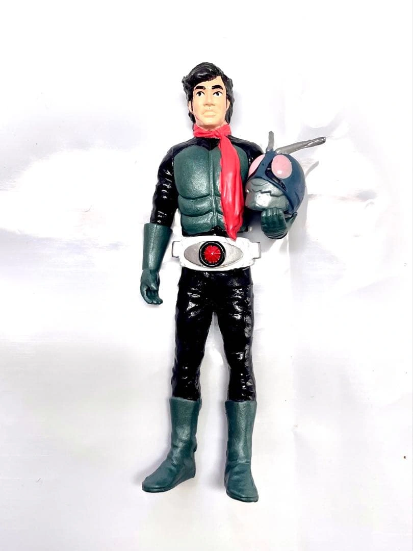 昭和 仮面ライダー 藤原弘フィギュア ヘルメット付