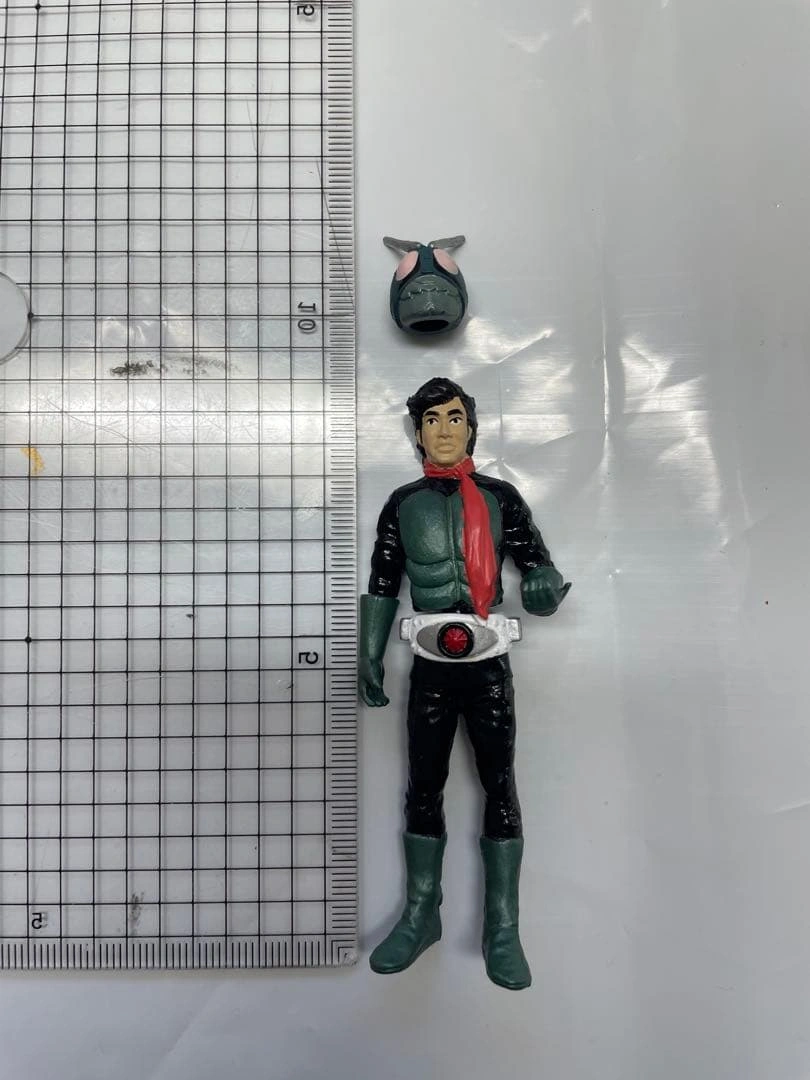 昭和 仮面ライダー 藤原弘フィギュア ヘルメット付の写真2枚目