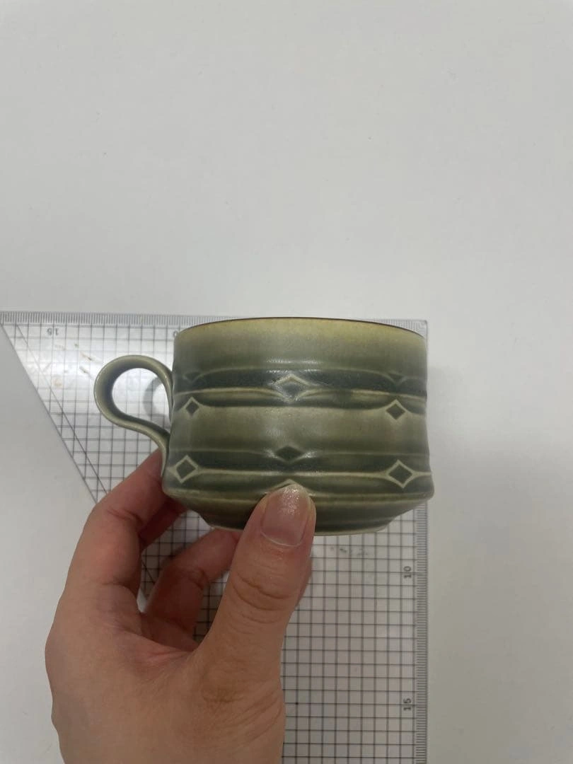 デンマーク Quistgaard RUNE ティーカップセット2客の写真5枚目