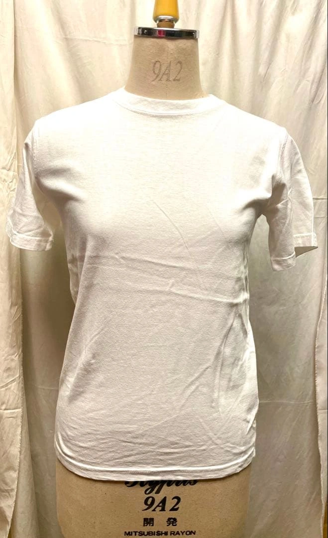 新品 綿100% 無地 クルーネック 半袖 Tシャツ ホワイト