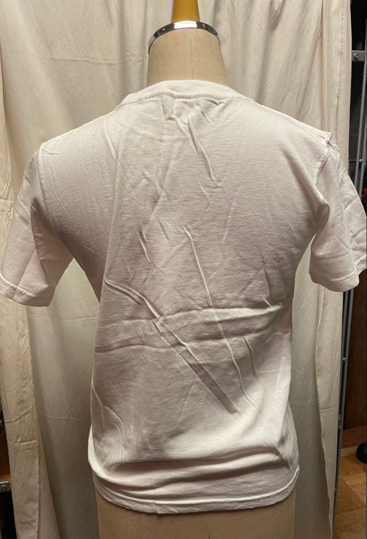 新品 綿100% 無地 クルーネック 半袖 Tシャツ ホワイトの写真3枚目