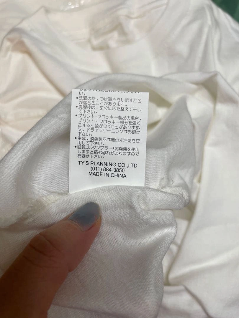 新品 綿100% 無地 クルーネック 半袖 Tシャツ ホワイトの写真8枚目