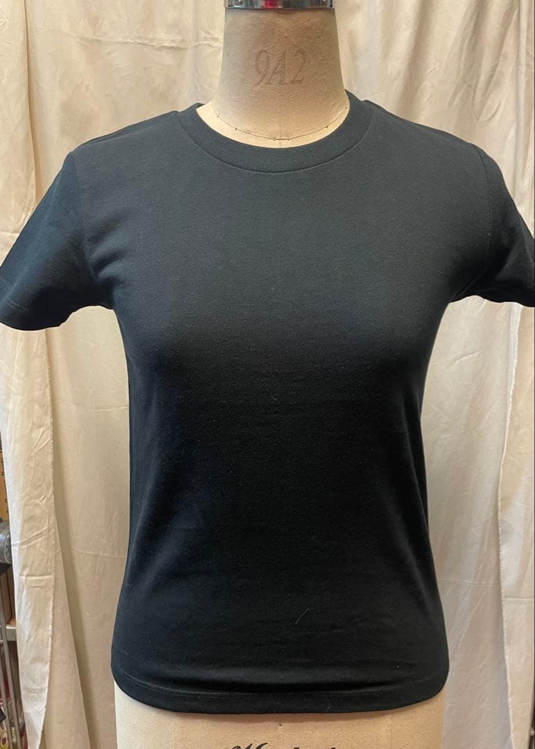 新品 United Athle 綿100% クルーネックTシャツ黒 Sサイズ