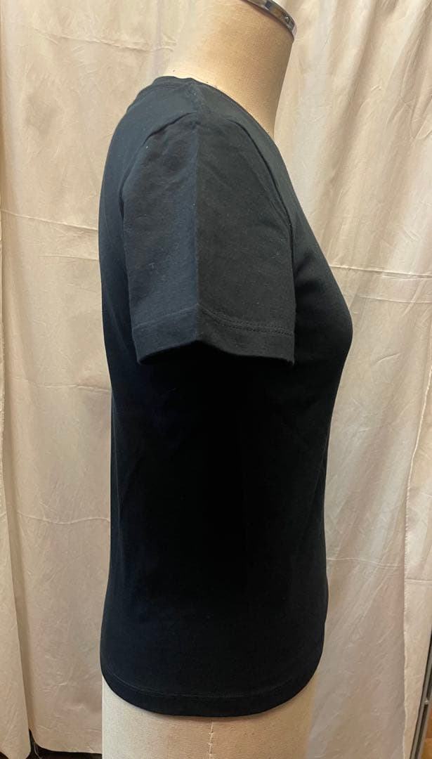 新品 United Athle 綿100% クルーネックTシャツ黒 Sサイズの写真2枚目