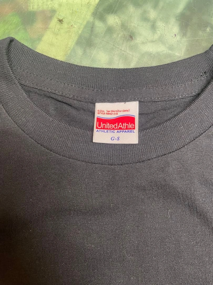 新品 United Athle 綿100% クルーネックTシャツ黒 Sサイズの写真4枚目