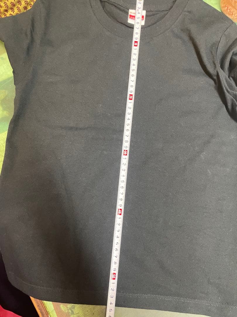 新品 United Athle 綿100% クルーネックTシャツ黒 Sサイズの写真7枚目