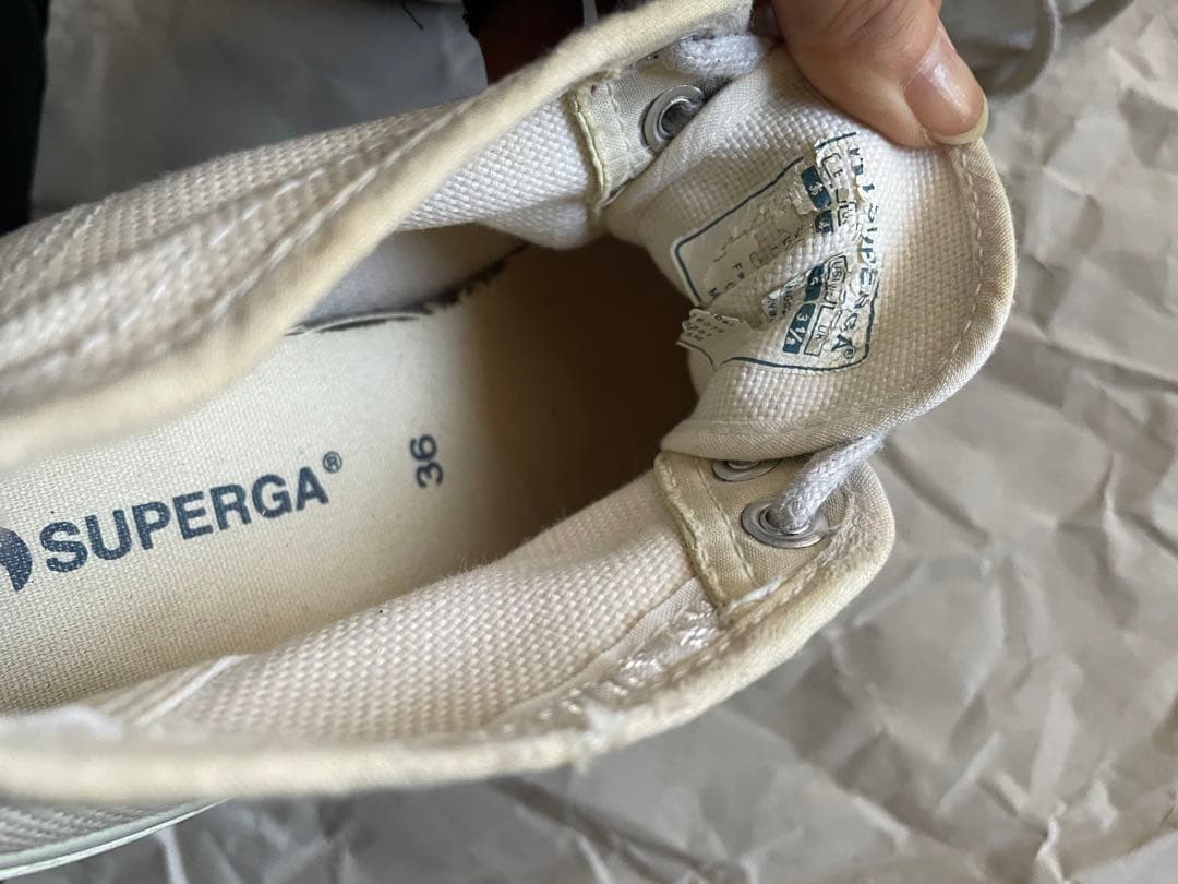 SUPERGA スニーカー ホワイト 36(23-23.5cm)の写真4枚目