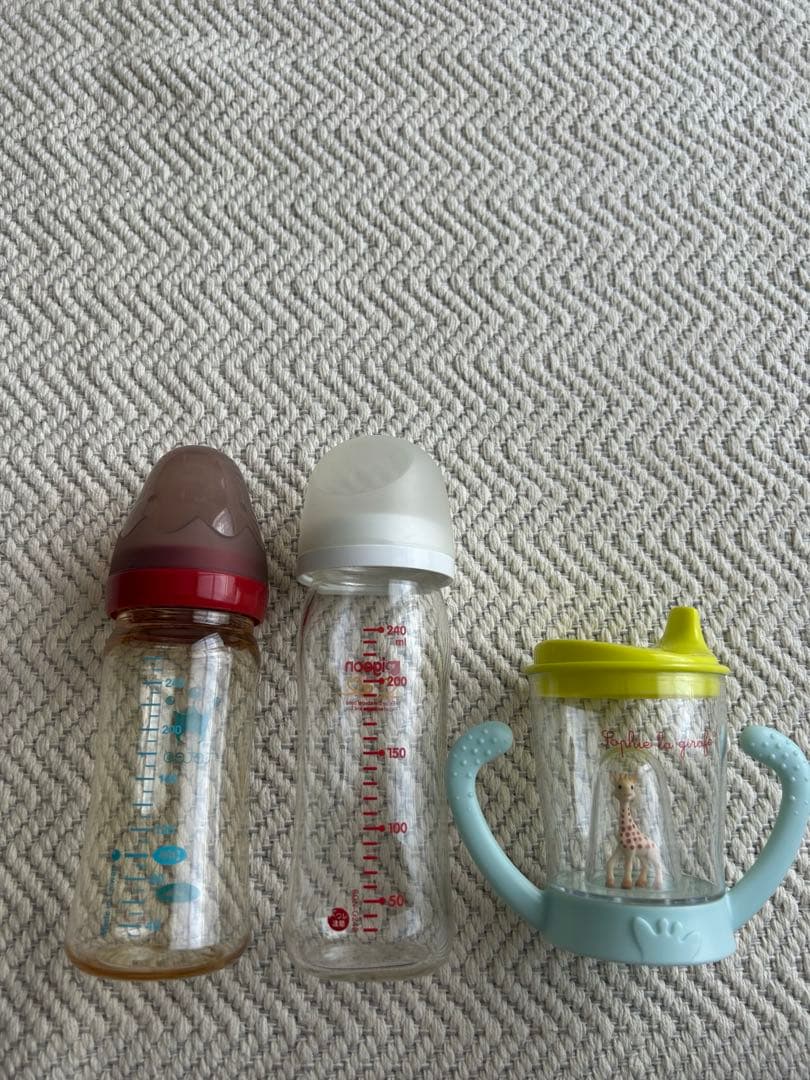 哺乳瓶 2本 ＆ マグカップ セット