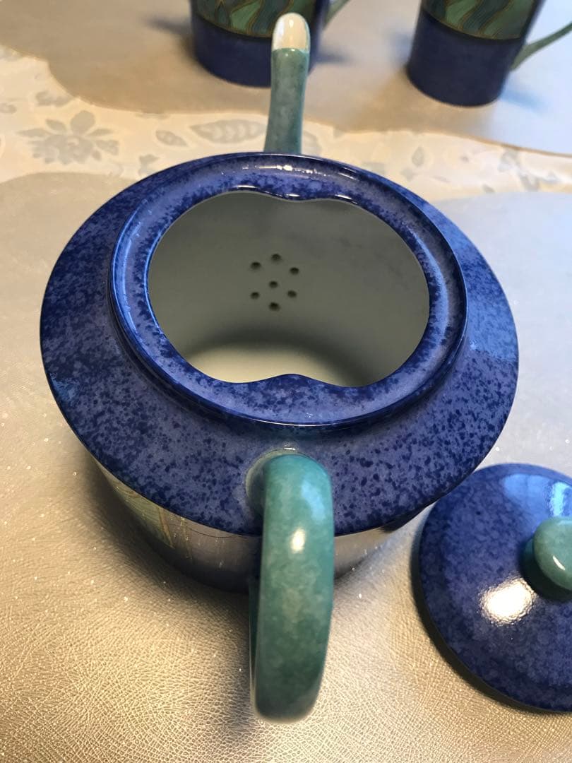 フランスリモージュLaure Japy ノクターン ティーポットセットの写真2枚目