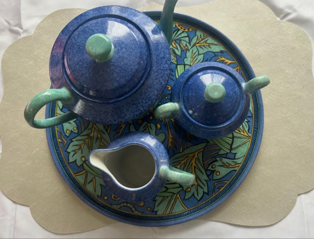 フランスリモージュLaure Japy ノクターン ティーポットセットの写真6枚目