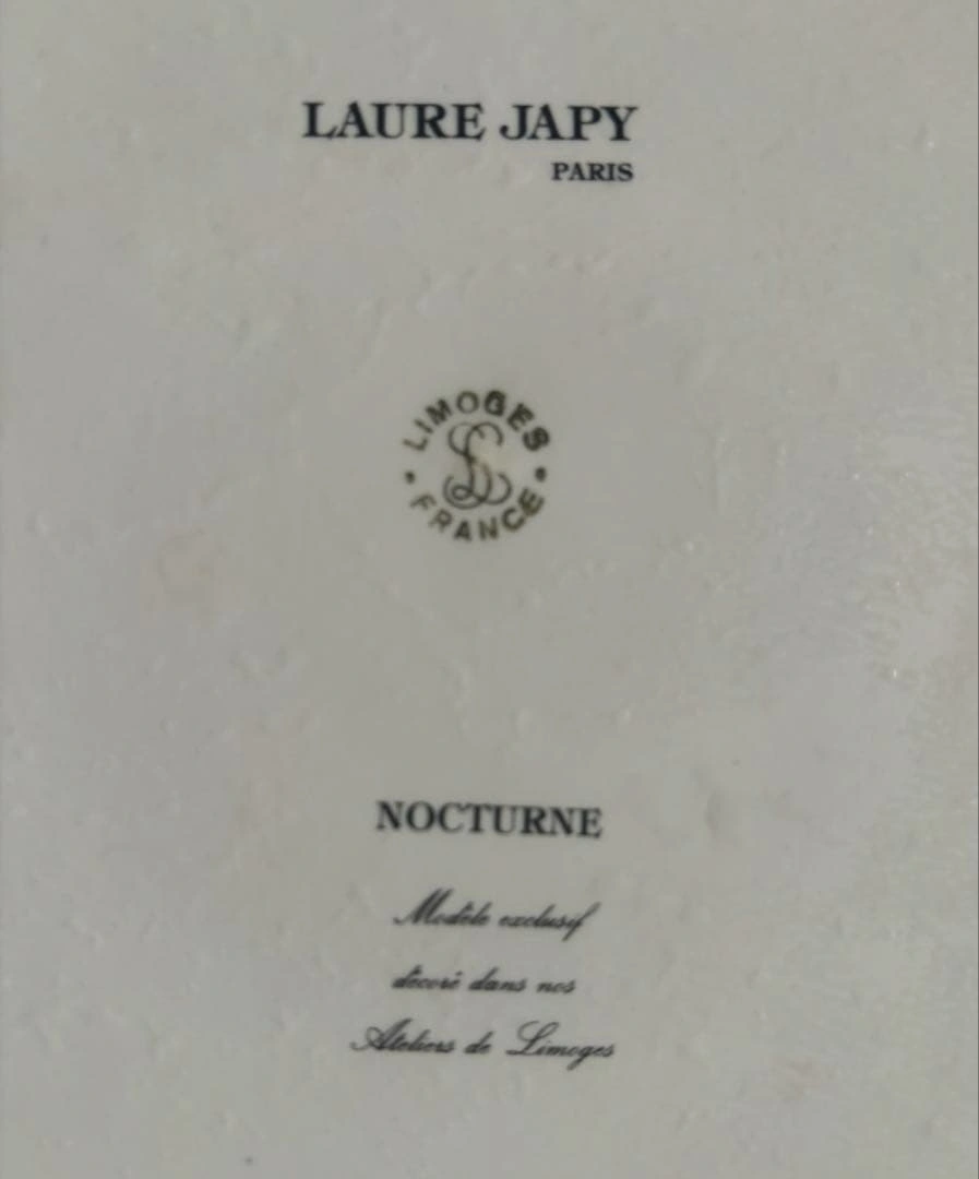 LAURE JAPY ノクターン デザイン皿の写真3枚目