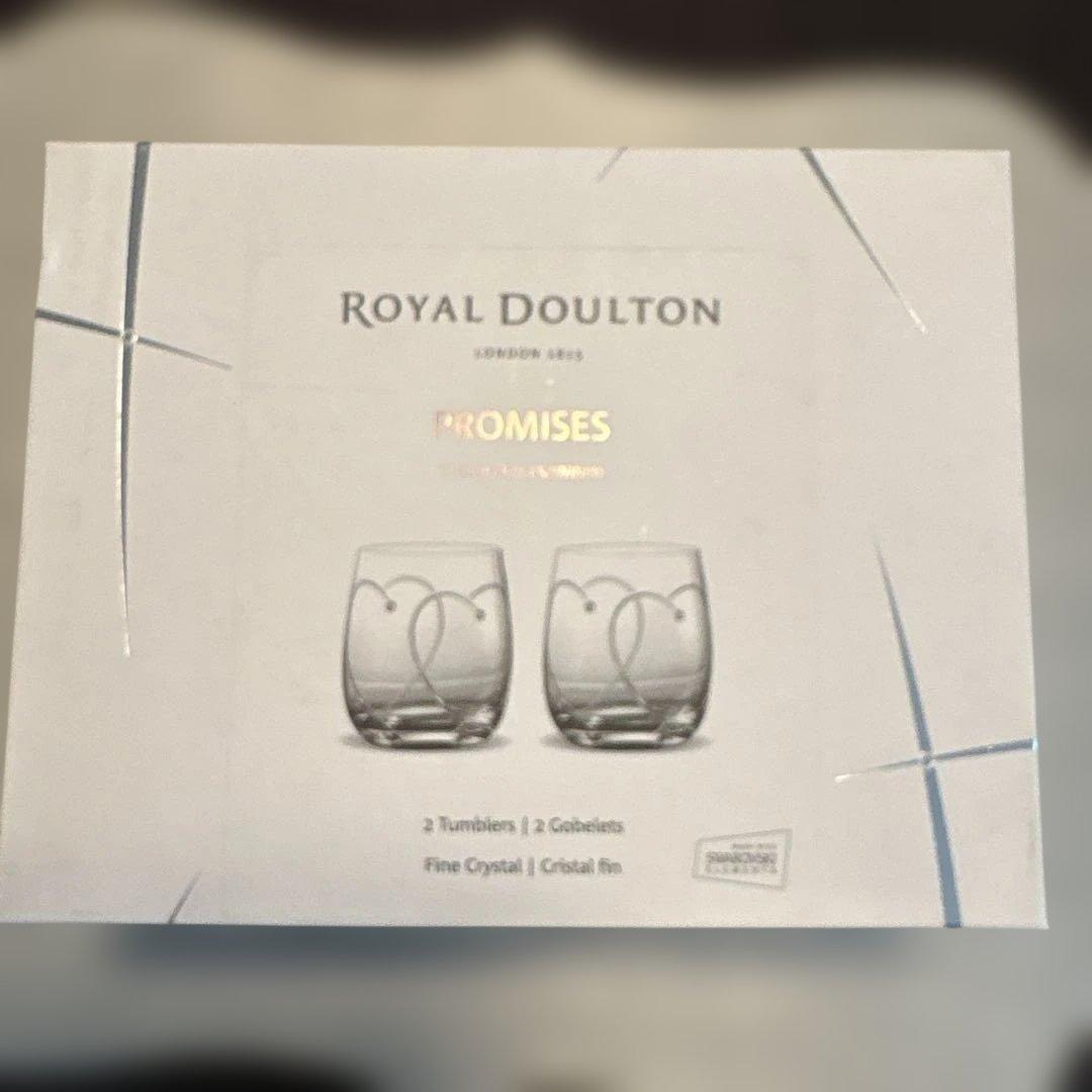 ROYAL DOULTON PROMISES タンブラー 2個セットの写真5枚目