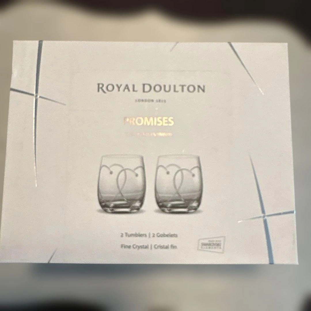 ROYAL DOULTON PROMISES タンブラー 2個セットの写真5枚目