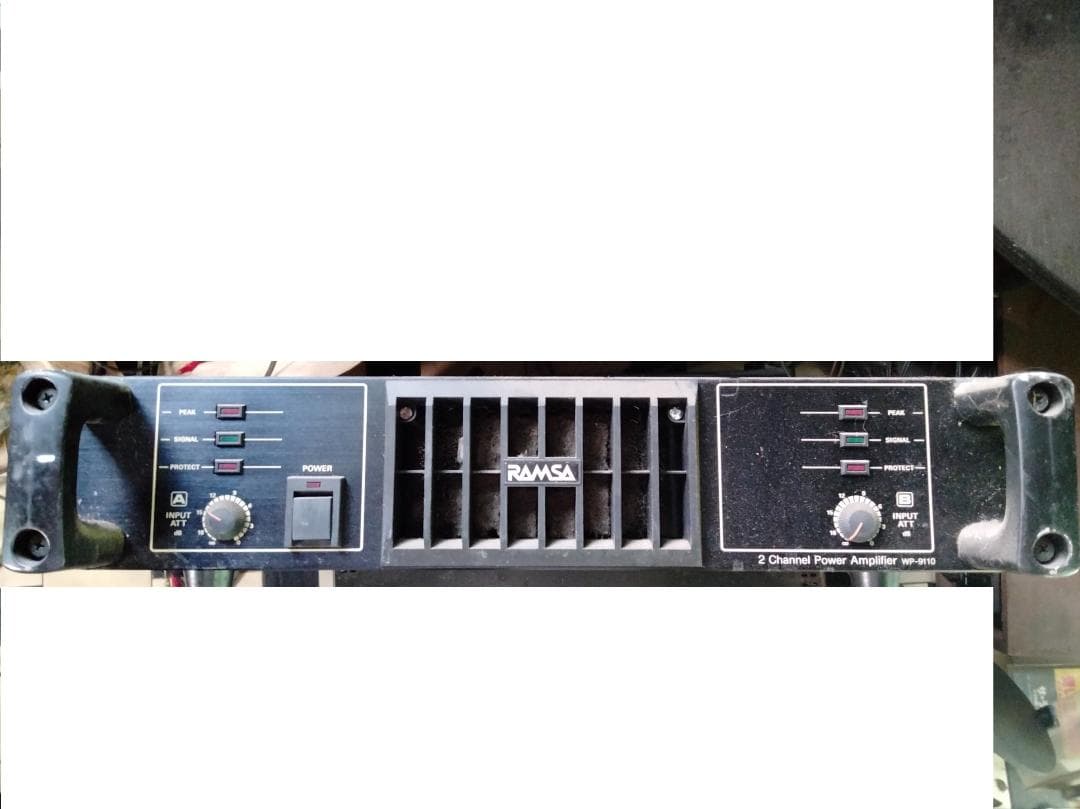 Panasonic『RAMSA WP-9110』パワーアンプ高品質ＰＡ業務用最適の写真2枚目
