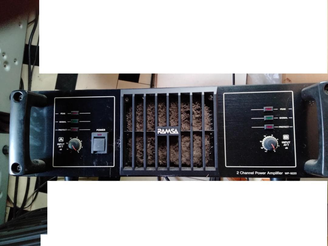 Panasonic『RAMSA WP-9220』パワーアンプ高品質PA業務用最適