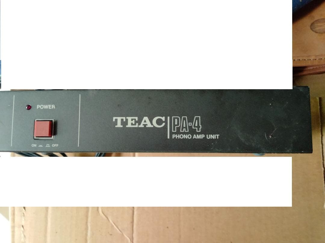 ＤJ機器フォノプリアンプ・フォノイコライザーPHONOAMP・TEAC-PA4