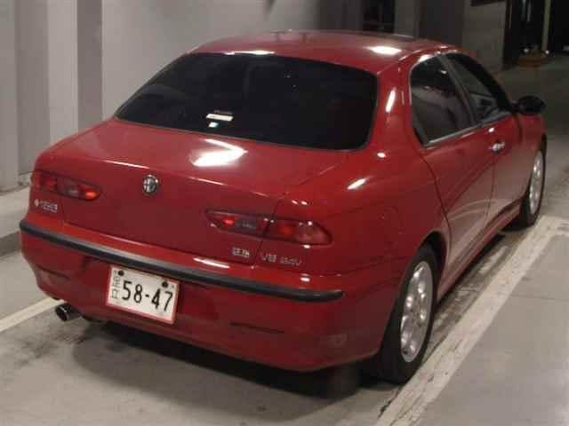 アルファロメオ156V6Qシステム助平クルマ赤タン革降参しましたの写真3枚目