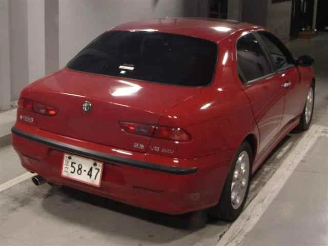 アルファロメオ156V6Qシステム助平クルマ赤タン革降参しましたの写真3枚目