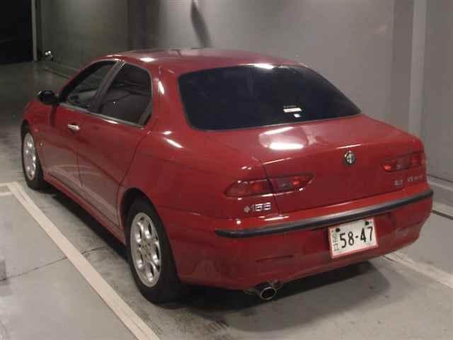 アルファロメオ156V6Qシステム助平クルマ赤タン革降参しましたの写真4枚目