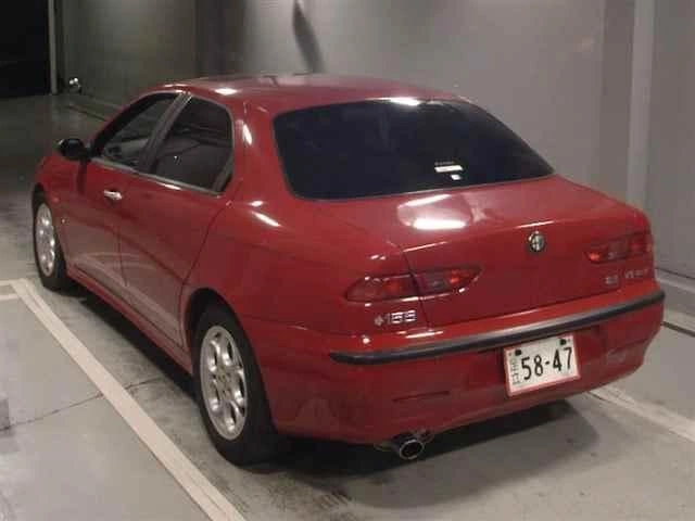 アルファロメオ156V6Qシステム助平クルマ赤タン革降参しましたの写真4枚目