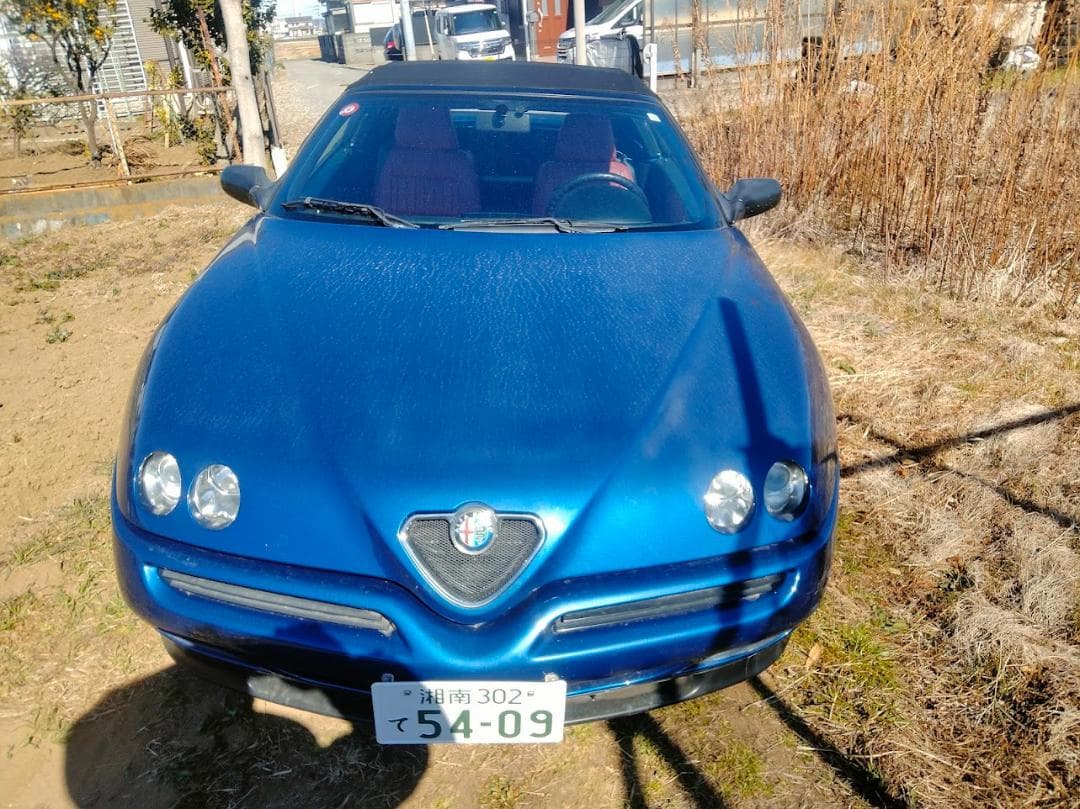 きた～アルファロメオスパイダーTS5速MT手動幌開閉で安心!!の写真7枚目