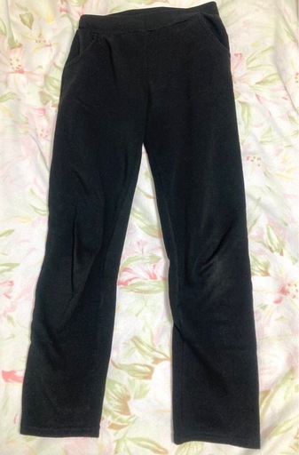 黒スエットパンツ レディス ボトムス