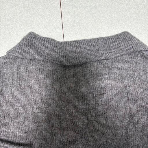 NOGLE オーバーポロニット(グレー)の写真4枚目