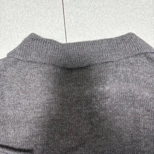 NOGLE オーバーポロニット(グレー)の写真4枚目