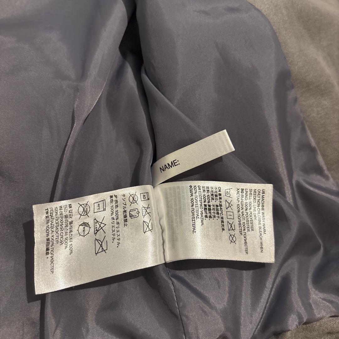 H&M キッズ ライダースジャケット グレーの写真7枚目