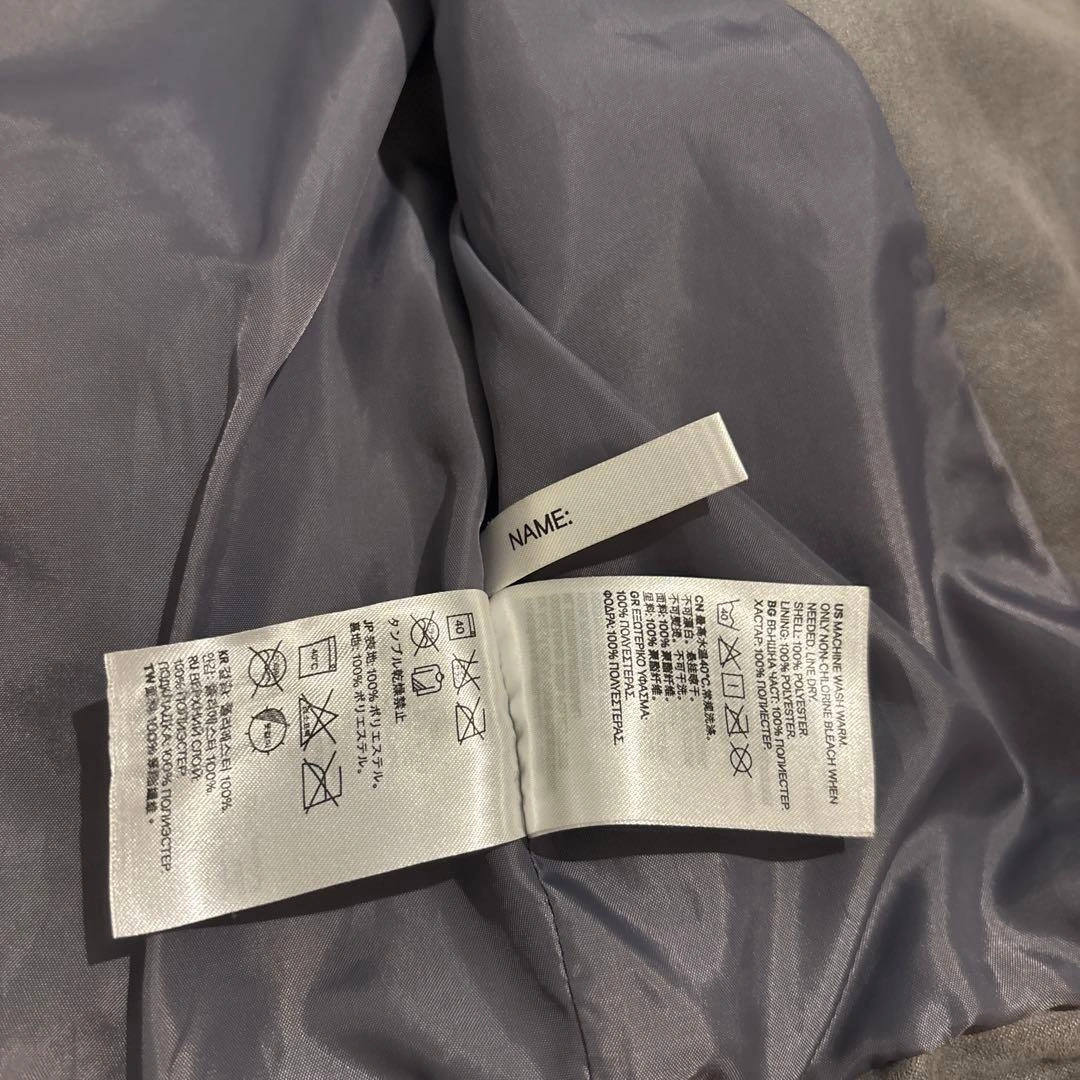 H&M キッズ ライダースジャケット グレーの写真7枚目