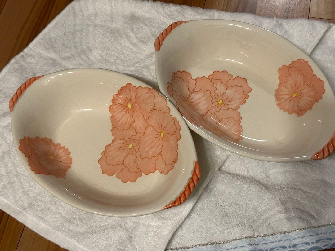 NAGOYA CERAMIC POPPY お皿2枚セット グラタン カレーなど