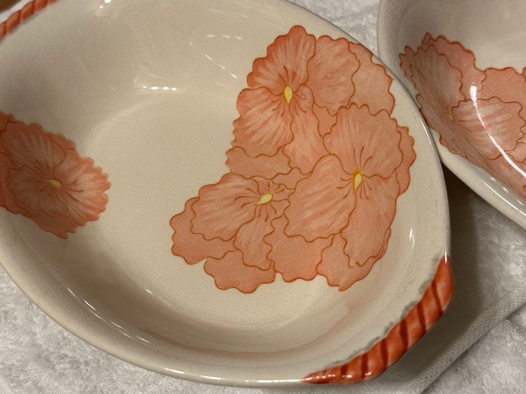 NAGOYA CERAMIC POPPY お皿2枚セット グラタン カレーなどの写真2枚目