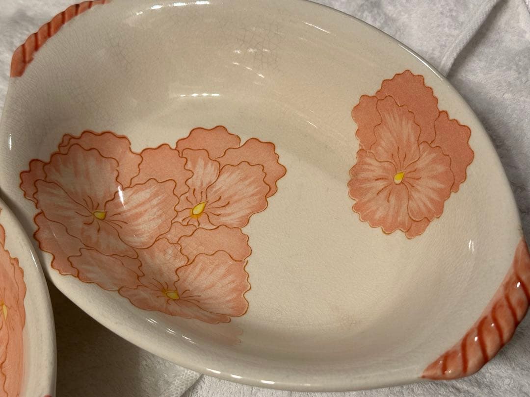NAGOYA CERAMIC POPPY お皿2枚セット グラタン カレーなどの写真3枚目