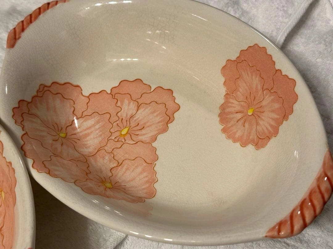 NAGOYA CERAMIC POPPY お皿2枚セット グラタン カレーなどの写真3枚目