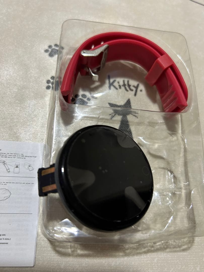 特価 新品未使用品 多機能スマートウォッチ D18 レッド 本体の写真6枚目