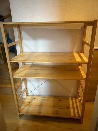 無印良品 パイン材ユニットシェルフ 86cm幅・中