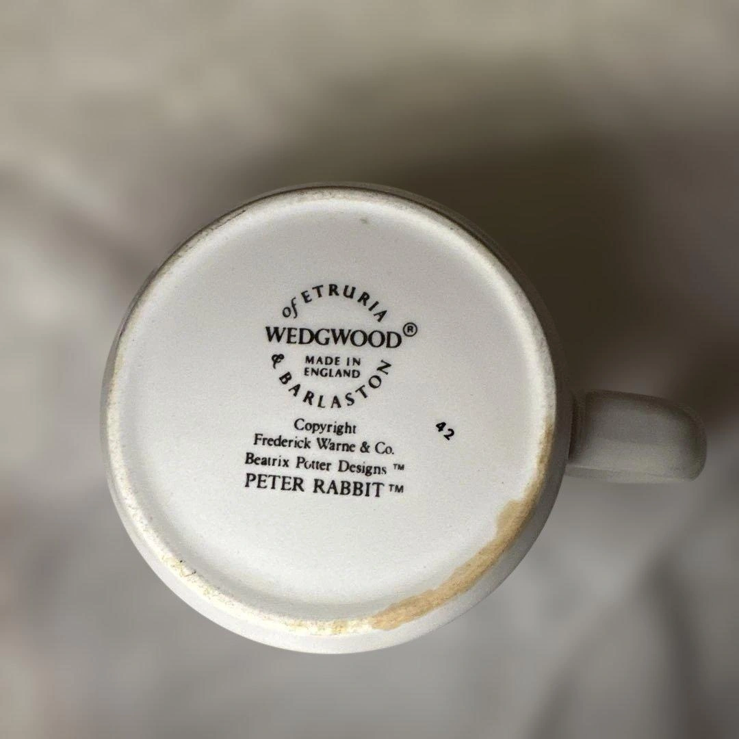 WEDGWOOD ピーターラビット マグカップ 英国製の写真4枚目