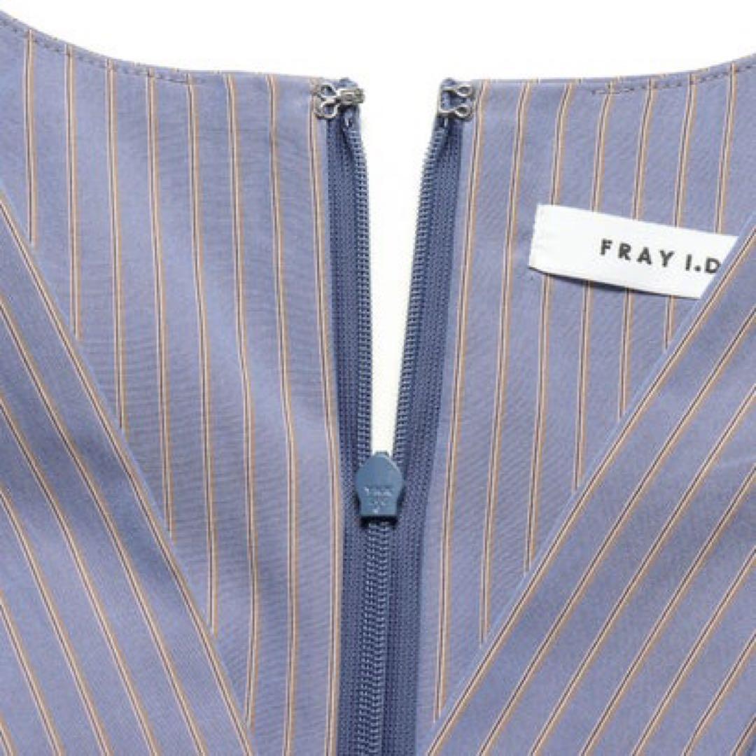 FRAY I.D カシュクールティアードワンピース ブルー 0サイズの写真9枚目