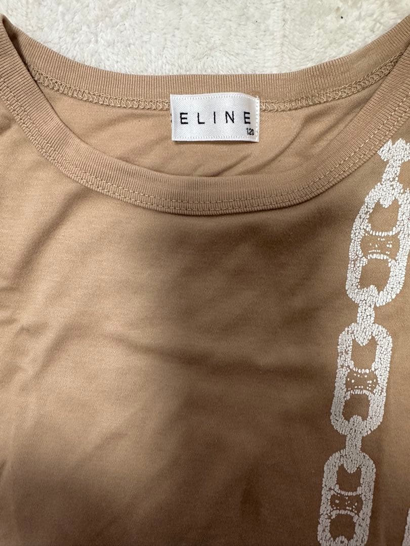 CELINE Tシャツ 120cm ベージュの写真2枚目
