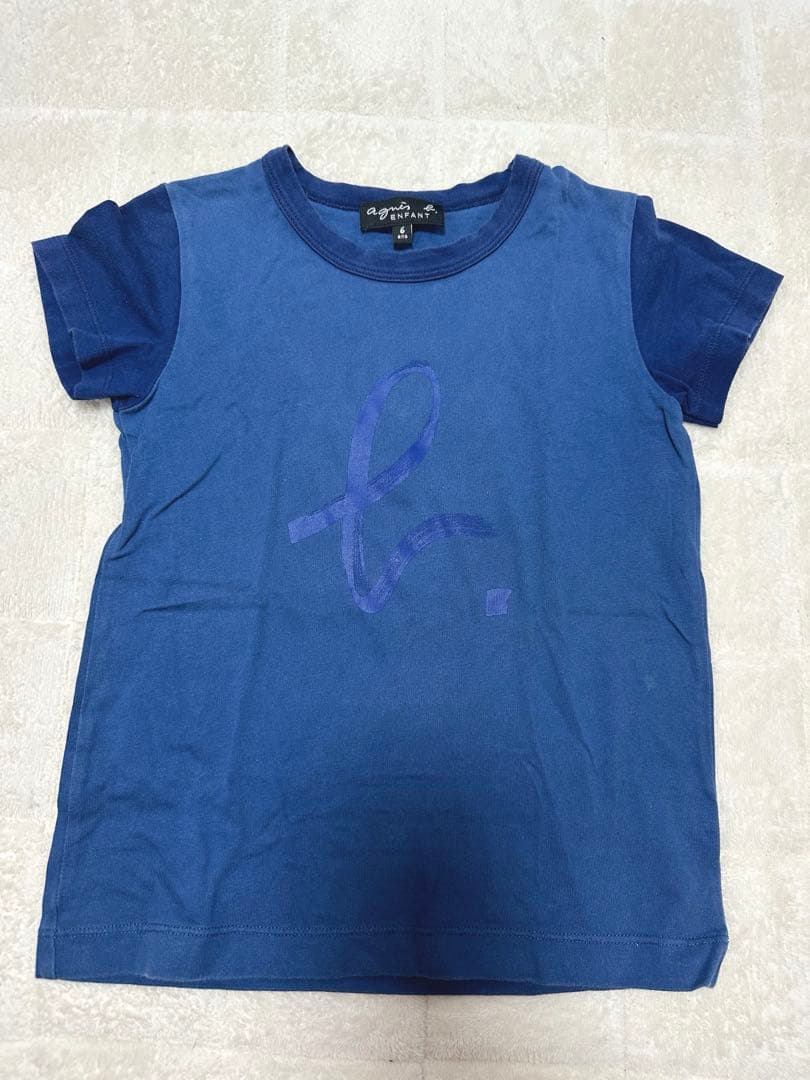 agnes b. ENFANT Tシャツ ブルー 6 120cm