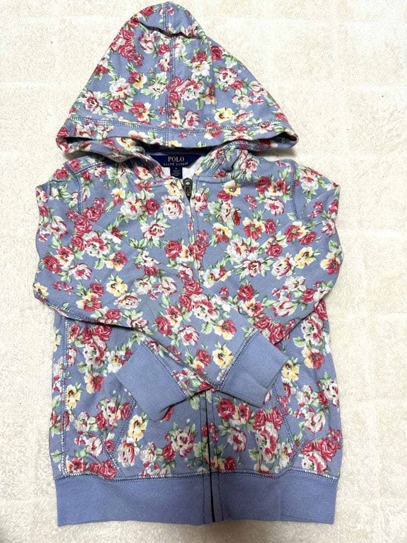 最終　POLO RALPH LAUREN 花柄パーカー 6 120cm