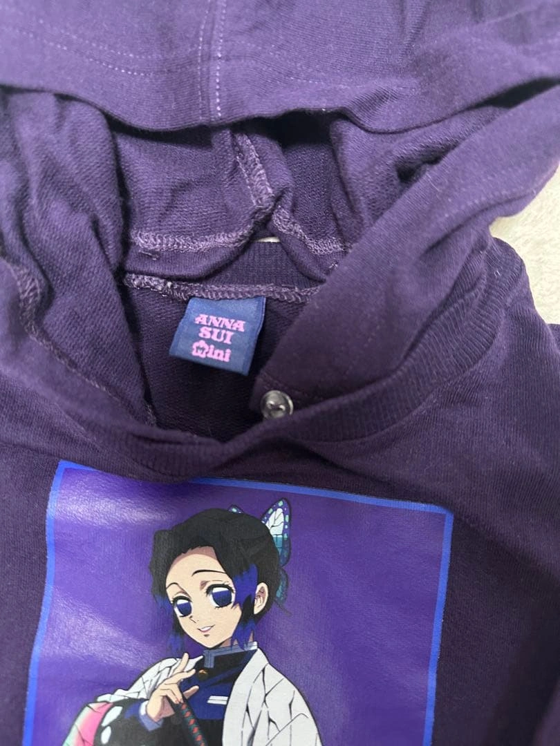 ANNA SUI mini 鬼滅の刃 胡蝶しのぶ ワンピース 120の写真2枚目