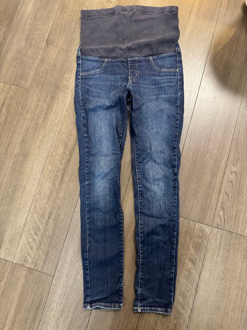 マタニティ　デニムパンツ　UNIQLO M