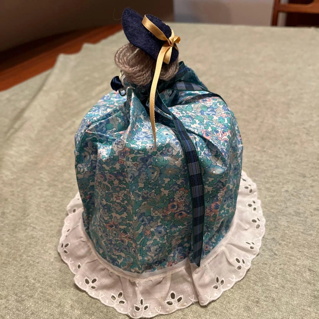 ハンドメイド ペグドール リバティープリントの写真2枚目