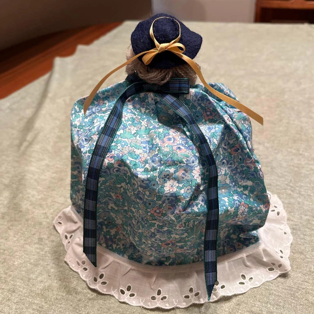 ハンドメイド ペグドール リバティープリントの写真3枚目