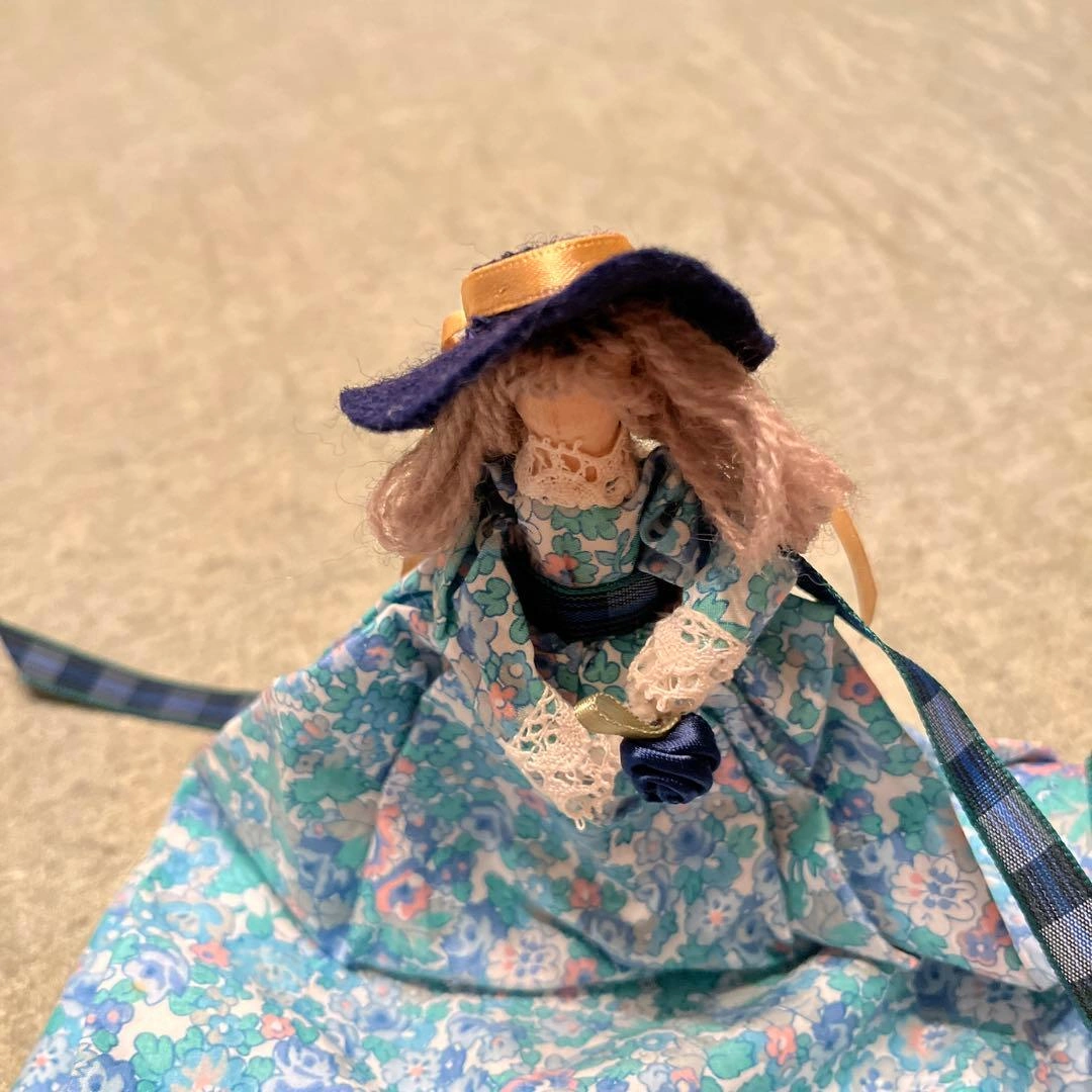 ハンドメイド ペグドール リバティープリントの写真8枚目